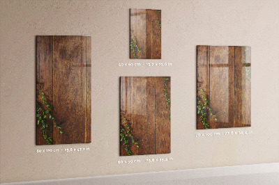 Magnettafel zum schreiben Rustikales Holz