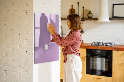 Magnettafel mit Marker Lila Farbe