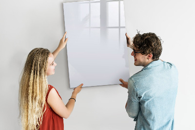 Magnettafel mit Marker Dunkelweiße Farbe