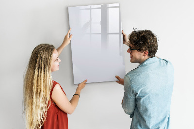 Magnettafel mit Marker Dunkelweiße Farbe