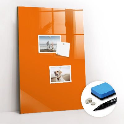 Magnetische Schreibtafel Orange Farbe