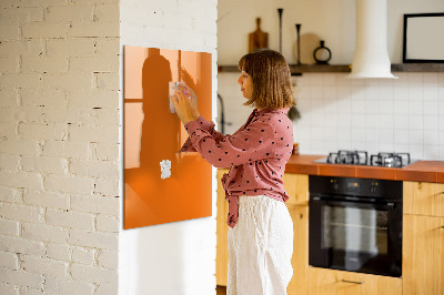 Magnetische Schreibtafel Orange Farbe