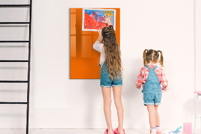 Magnetische Schreibtafel Orange Farbe