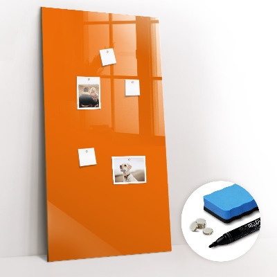 Magnetische Schreibtafel Orange Farbe