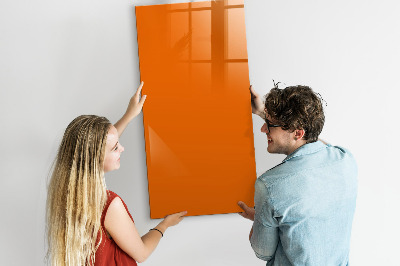 Magnetische Schreibtafel Orange Farbe