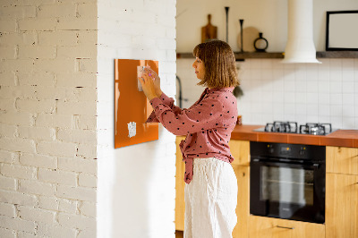 Magnetische Schreibtafel Orange Farbe