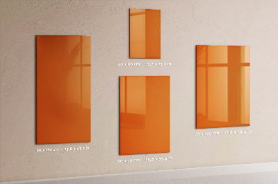 Magnetische Schreibtafel Orange Farbe