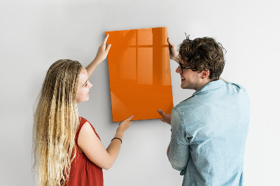 Magnetische Schreibtafel Orange Farbe