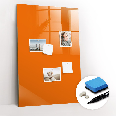 Magnetische Schreibtafel Orange Farbe