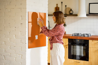 Magnetische Schreibtafel Orange Farbe