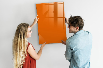 Magnetische Schreibtafel Orange Farbe