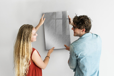 Magnettafel mit Marker Blitzlampe aus Metall