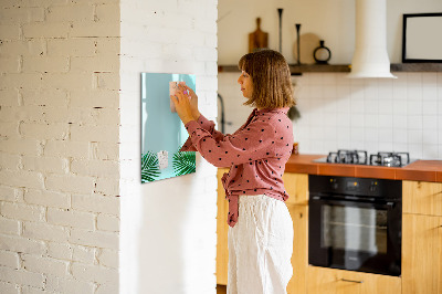 Magnetische Schreibtafel Tropische Blätter