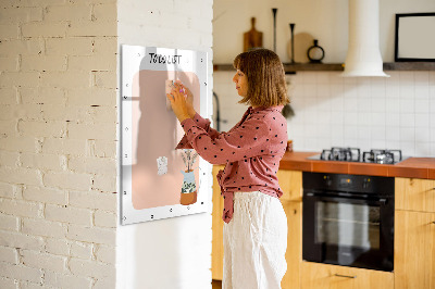 Magnettafel mit Marker To-Do-Liste