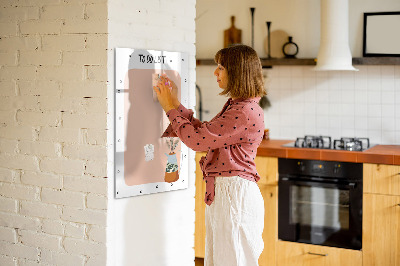 Magnettafel mit Marker To-Do-Liste