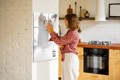 Magnetische Schreibtafel Meine Pläne