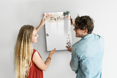 Magnetische Schreibtafel Meine Pläne