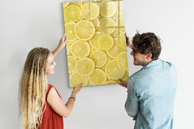 Magnettafel mit Marker Zitronenscheiben