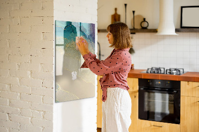 Magnetische Schreibtafel Bunter Marmor