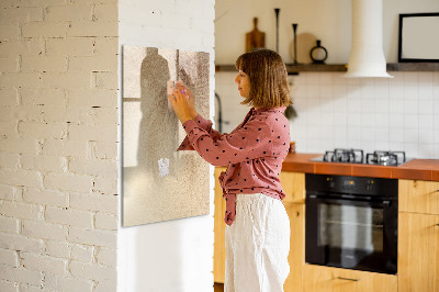 Magnetische Schreibtafel Schatten von Palmblättern