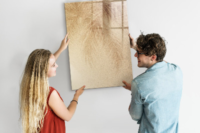 Magnetische Schreibtafel Schatten von Palmblättern