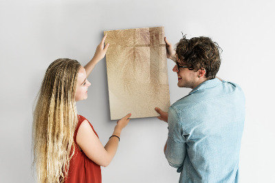 Magnetische Schreibtafel Schatten von Palmblättern