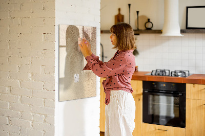 Magnetische Schreibtafel Schatten von Palmblättern