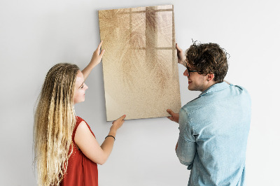 Magnetische Schreibtafel Schatten von Palmblättern