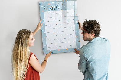 Magnettafel mit Marker To-Do-Liste