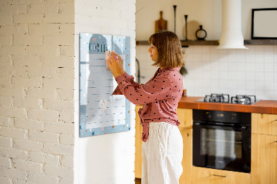 Magnettafel mit Marker To-Do-Liste