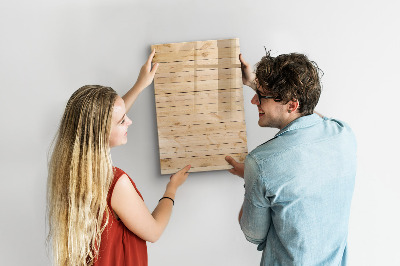 Magnettafel mit Marker Helle Bretter