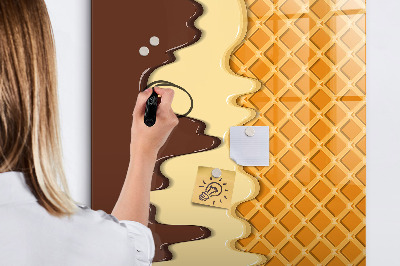 Magnetische Schreibtafel Eis mit Zuckerguss