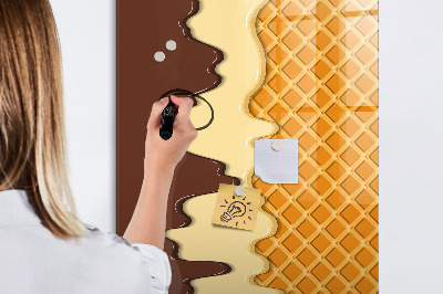 Magnetische Schreibtafel Eis mit Zuckerguss