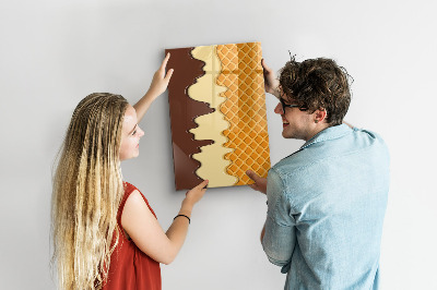 Magnetische Schreibtafel Eis mit Zuckerguss