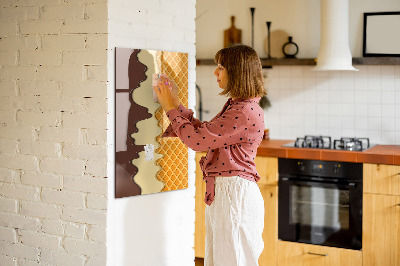 Magnetische Schreibtafel Eis mit Zuckerguss