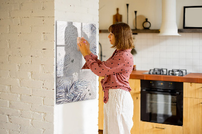 Magnetische Schreibtafel Palmblätter