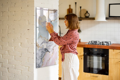 Magnetische Schreibtafel Marmor