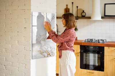 Magnetische Schreibtafel Dekorativer Marmor