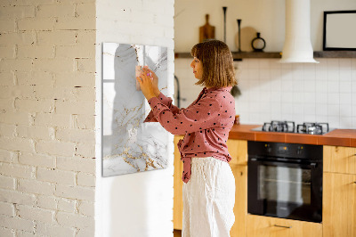 Magnetische Schreibtafel Dekorativer Marmor