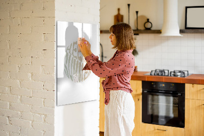 Magnetische Schreibtafel Hallo Sommerinschrift