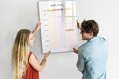 Magnetische Schreibtafel Essensplaner