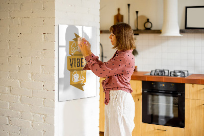 Magnetische Schreibtafel Nur gute Stimmung