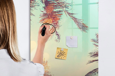 Magnetische Schreibtafel Tropische Palme