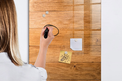 Magnetische Schreibtafel Holzplatten