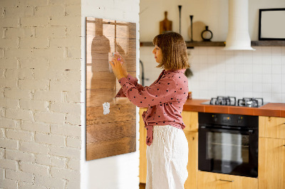 Magnetische Schreibtafel Holzplatten