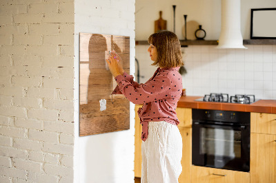 Magnetische Schreibtafel Holzplatten