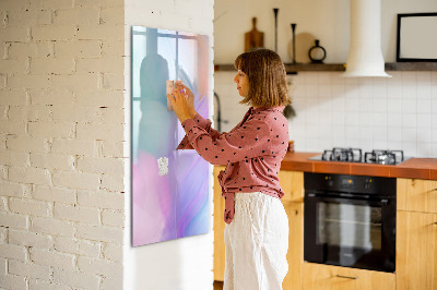 Magnetische Schreibtafel Pastellfedern