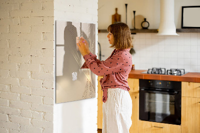 Magnettafel mit Marker Abstraktes Licht