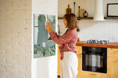 Magnetische Schreibtafel Schleierkrautblüten