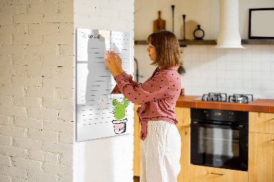 Magnettafel mit Marker To-Do-Liste